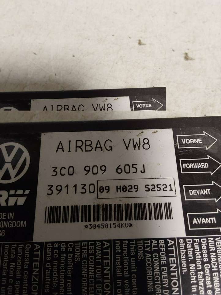Volkswagen PASSAT B6 (2005 - 2010)  3C0909605J Блок управления надувных подушек