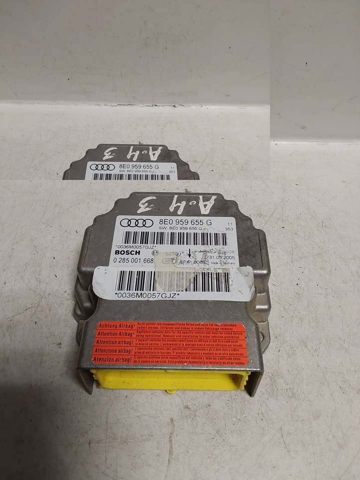 Audi A4 (2004 - 2009)  8E0959655G Блок управления надувных подушек