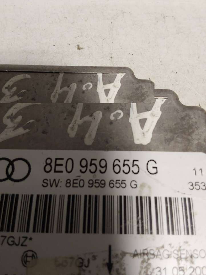 Audi A4 (2004 - 2009)  8E0959655G Блок управления надувных подушек