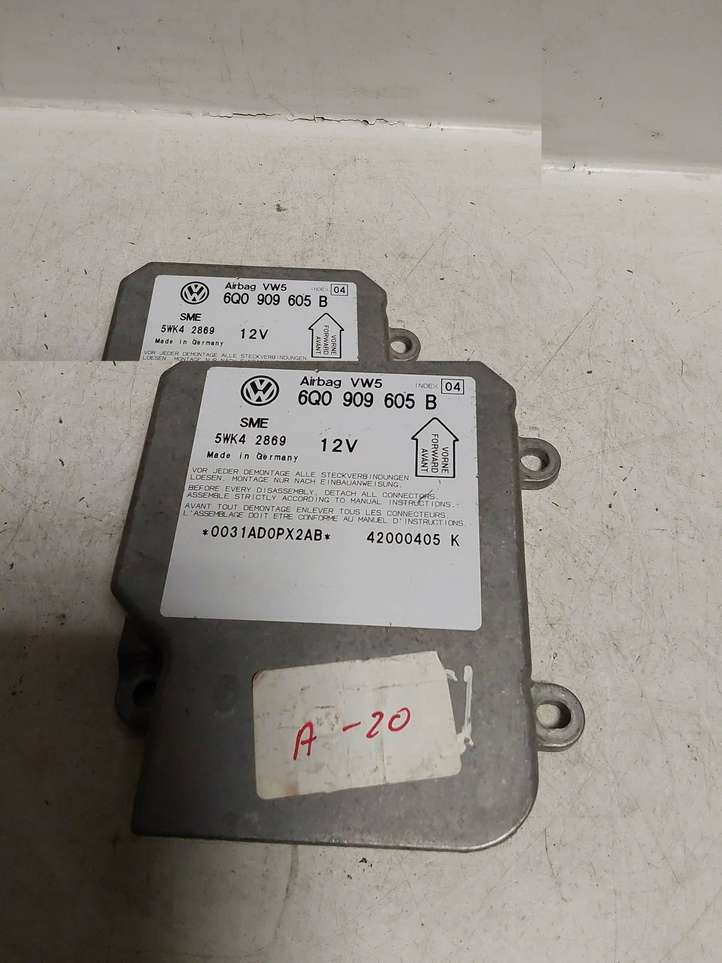 Volkswagen PASSAT B5.5 (2001 - 2005)  6Q0909605B Блок управления надувных подушек