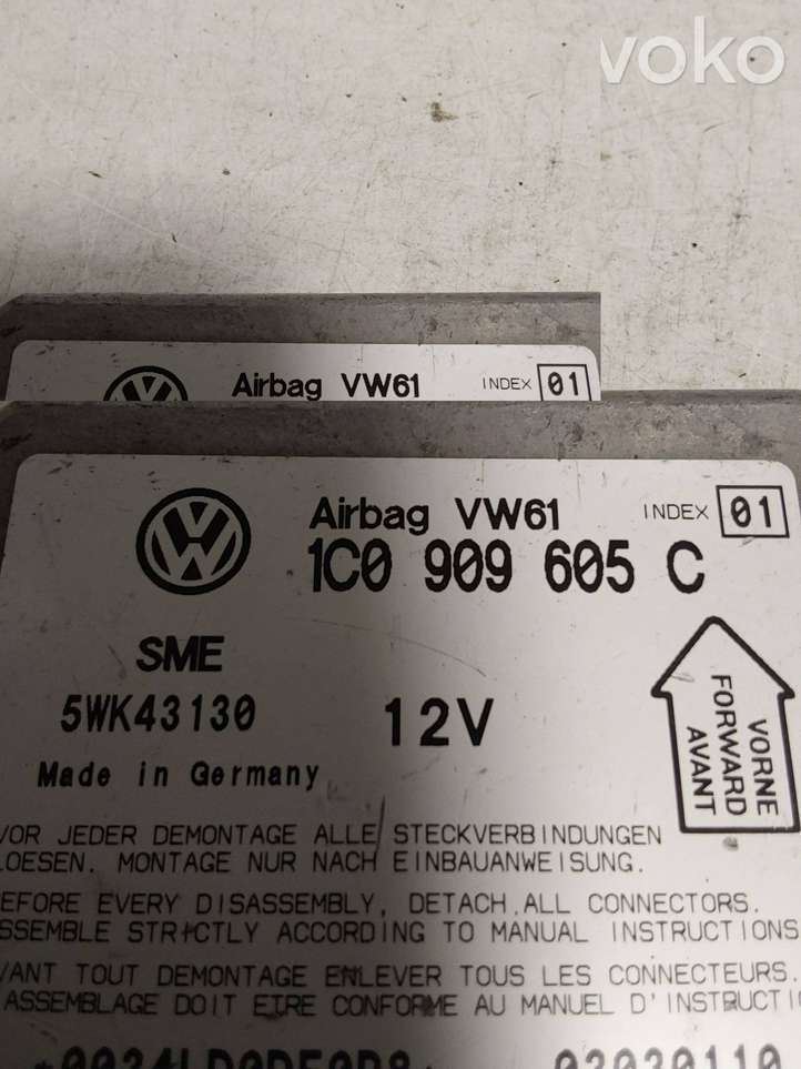 Volkswagen PASSAT B5.5 (2001 - 2005)  1C0909605C Блок управления надувных подушек