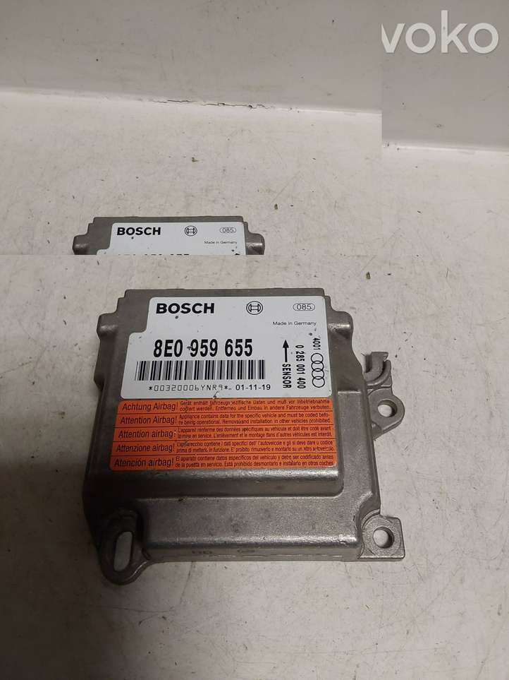 Audi A4 (2000 - 2006)  8E0959655 Блок управления надувных подушек