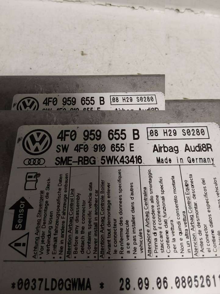 Audi A6 (2004 - 2008)  4F0959655B Блок управления надувных подушек