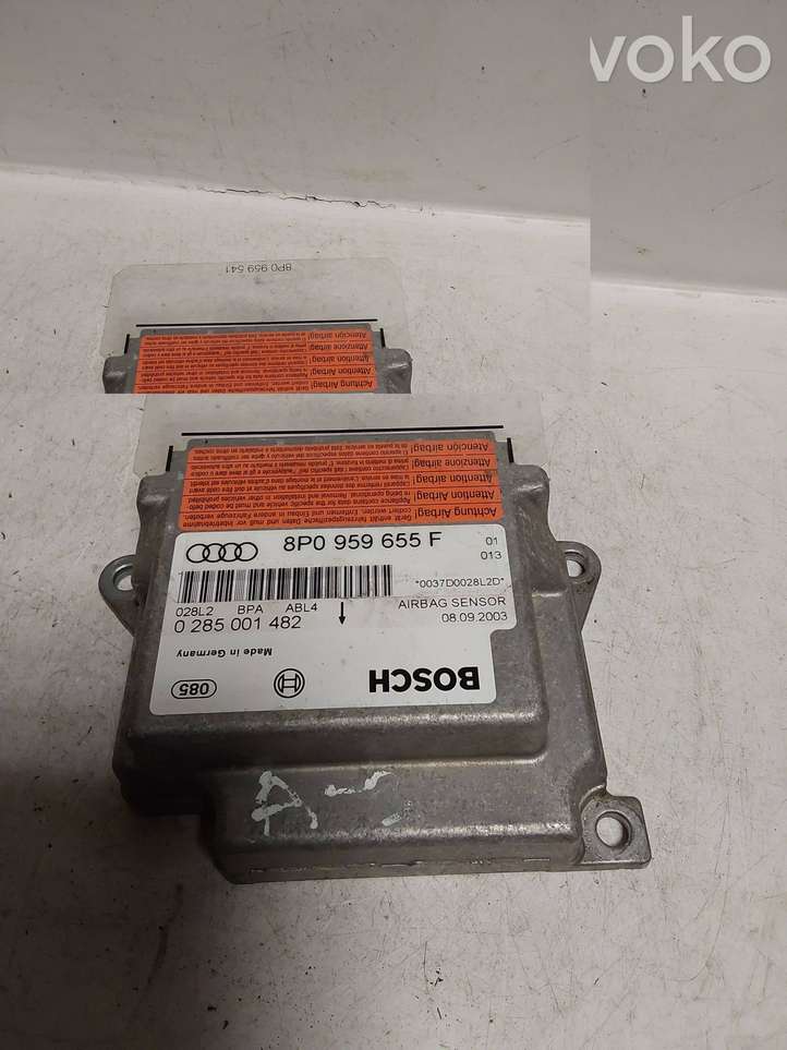 Audi A3/S3 8P (2003 - 2005)  8P0959655F Блок управления надувных подушек