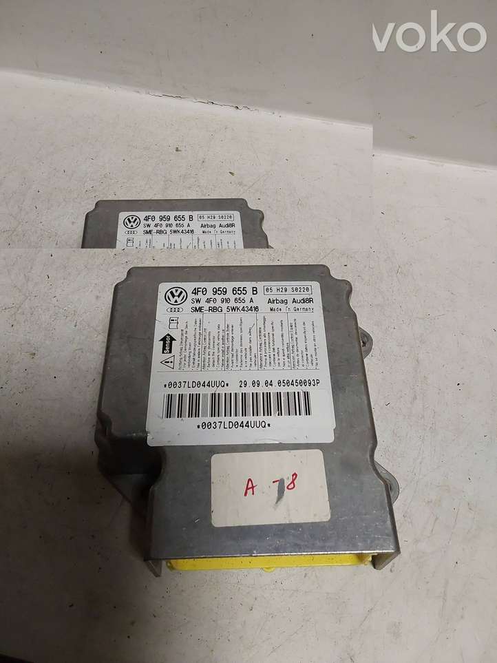 Audi A6 (2004 - 2008)  4F0959655B Блок управления надувных подушек