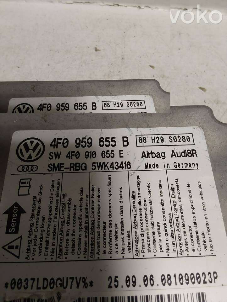 Audi A6 (2004 - 2008)  4F0959655B Блок управления надувных подушек