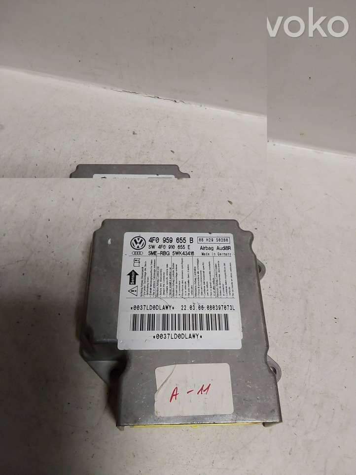 Audi A6 (2004 - 2008)  4F0959655B Блок управления надувных подушек