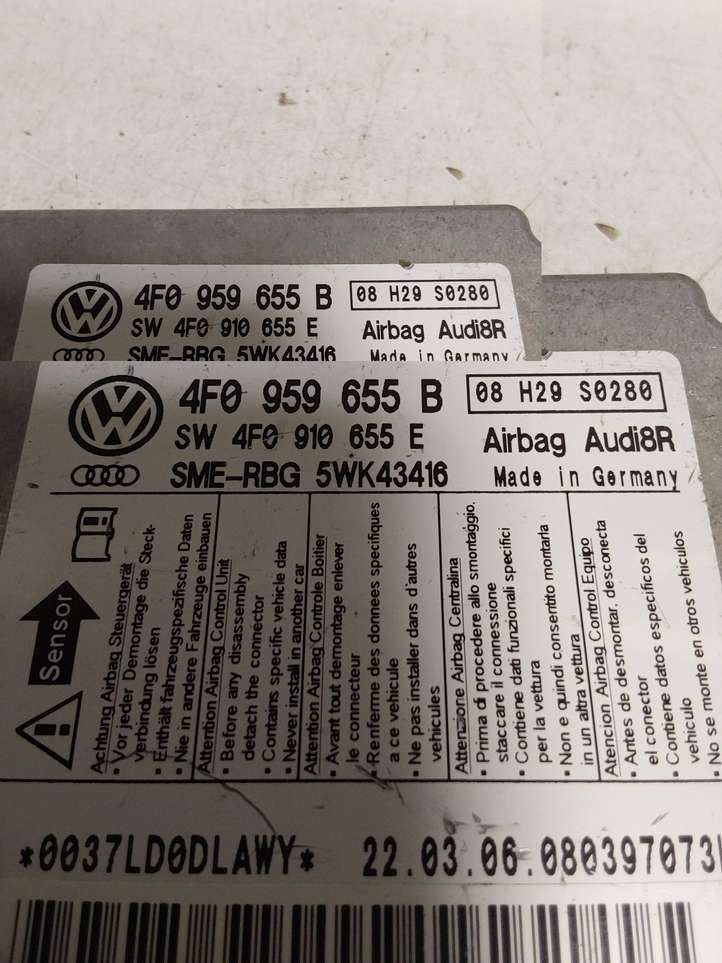 Audi A6 (2004 - 2008)  4F0959655B Блок управления надувных подушек
