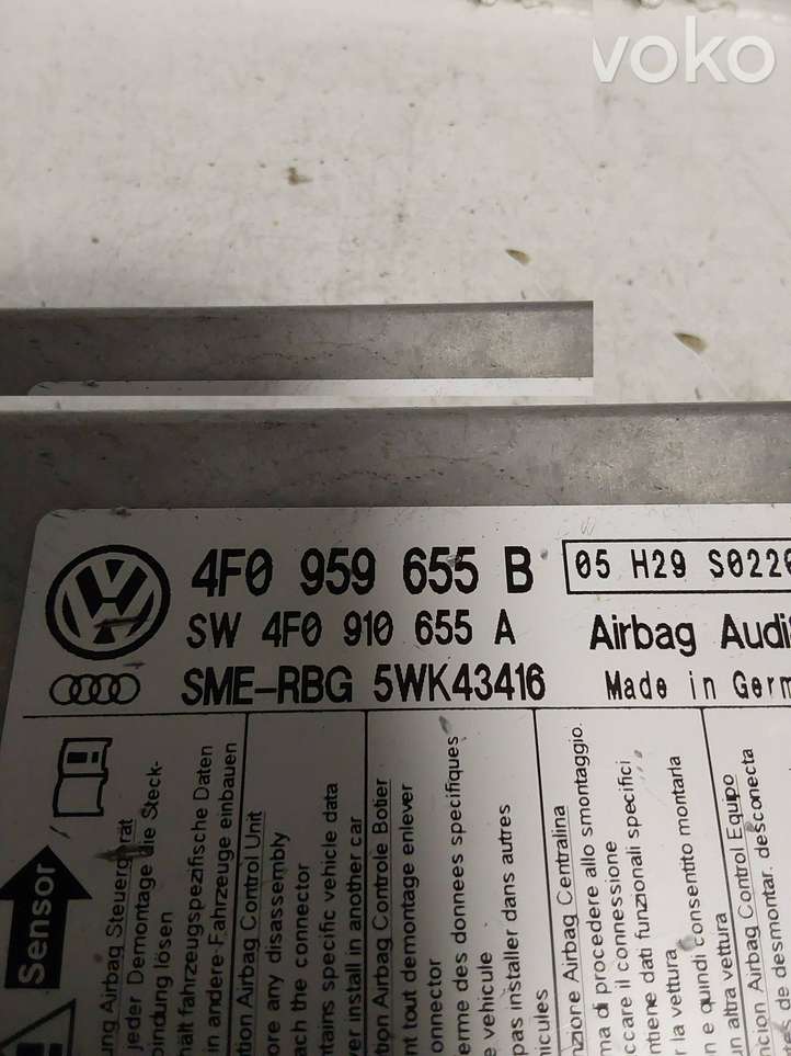 Audi A6 (2004 - 2008)  4F0959655B Блок управления надувных подушек