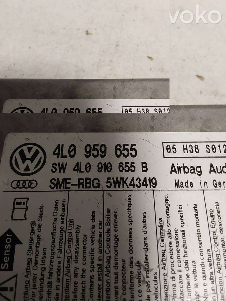 Audi Q7 (2009 - 2015)  4L0959655 Блок управления надувных подушек