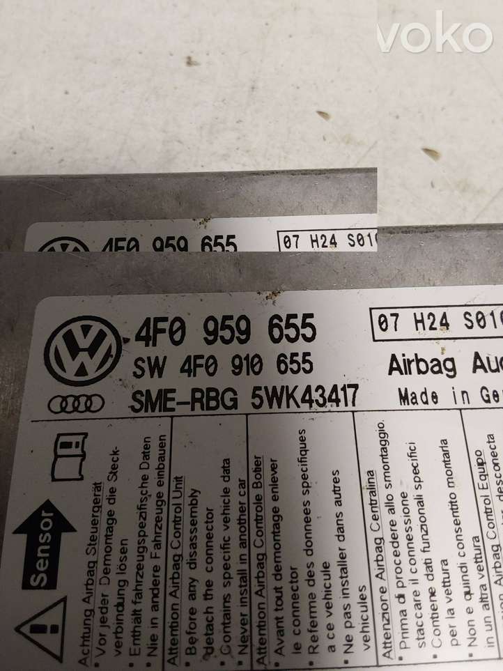 Audi A6 (2004 - 2008)  4F0959655 Блок управления надувных подушек