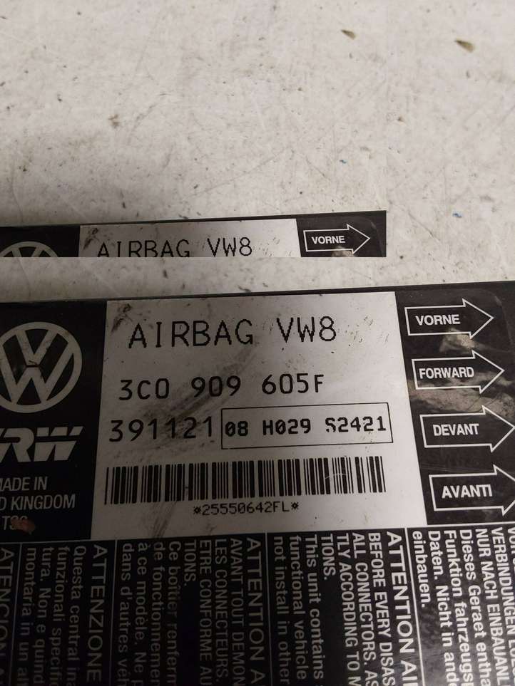 Volkswagen PASSAT B6 (2005 - 2010)  3C0909605F Блок управления надувных подушек