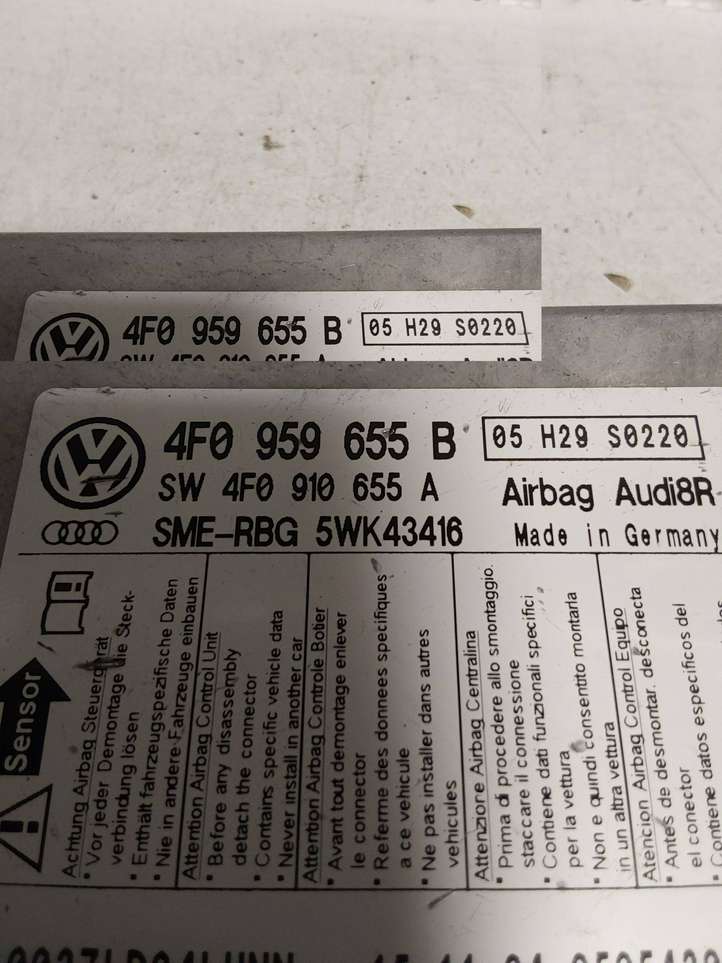 Audi A6 (2004 - 2008)  4F0959655B Блок управления надувных подушек