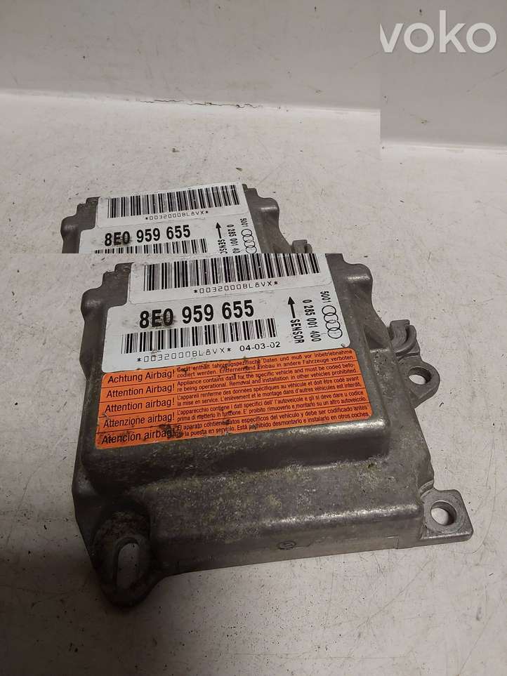Audi A4 (2000 - 2006)  8E0959655 Блок управления надувных подушек