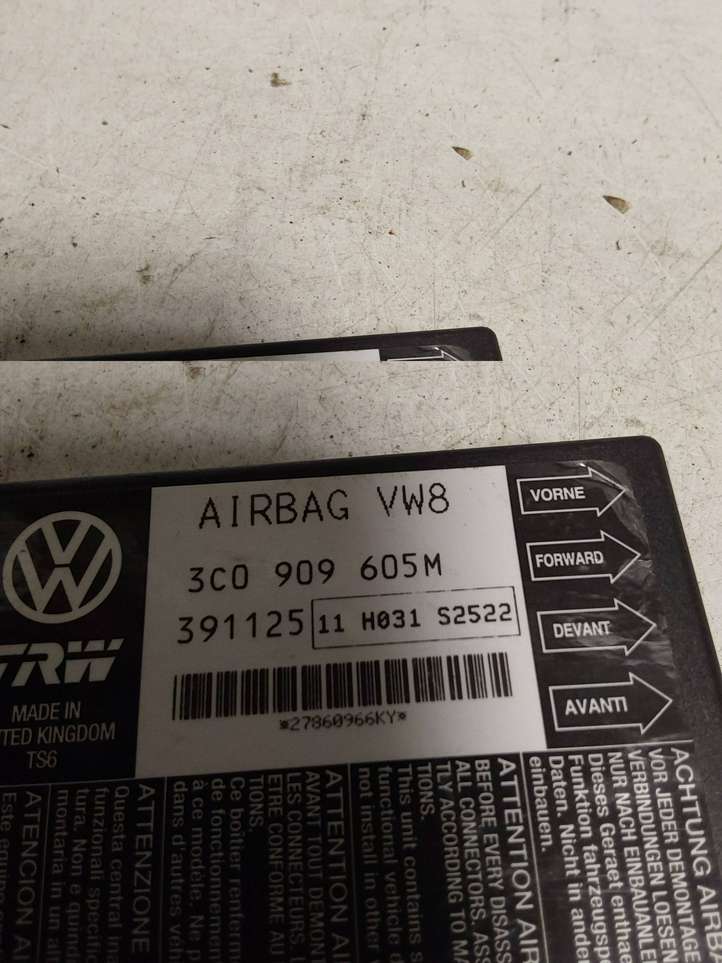 Volkswagen PASSAT B6 (2005 - 2010)  3C0909605M Блок управления надувных подушек
