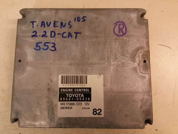 Toyota Avensis T250 (2003 - 2006)  8966105820 Комплект зажигания