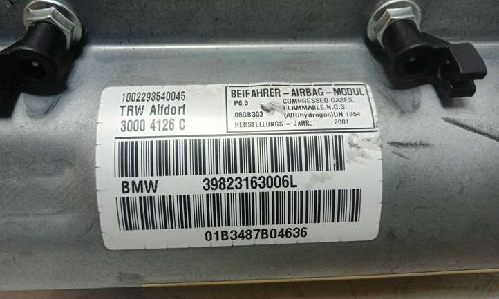 BMW 5 E39 (1996 - 2003)  39823163006L Подушка безопастности пассажира