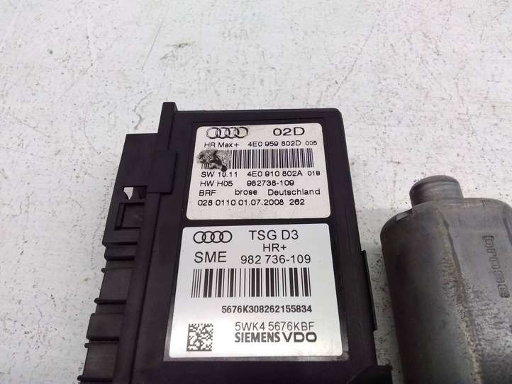 Audi A8 (2007 - 2010)  4E0959802D Механизм подъема окон задней двери