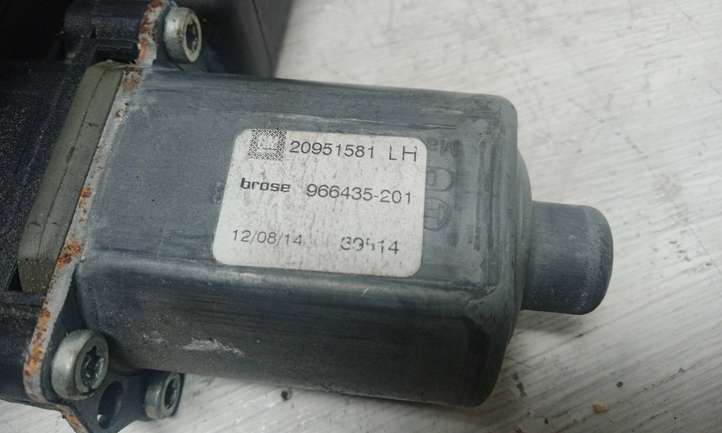 Opel Astra (2012 - 2015)  20951581LH Передний комплект электрического механизма для подъема окна