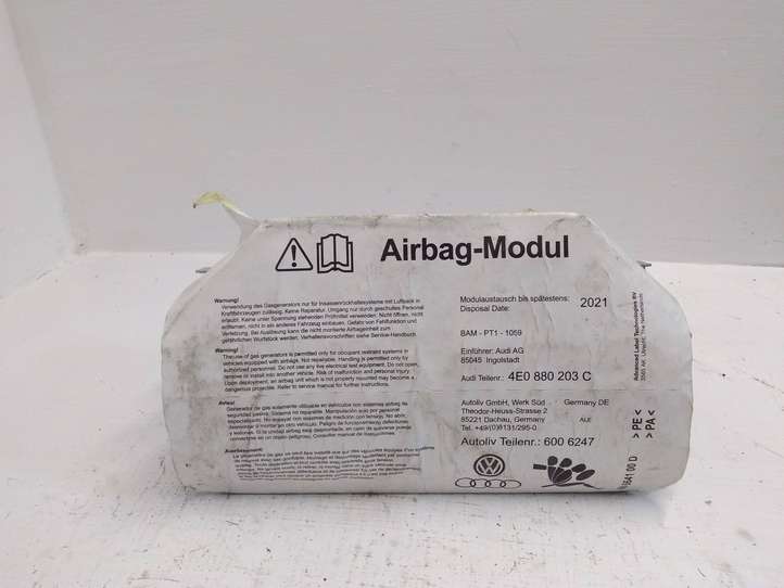 Audi A8 (2005 - 2007)  4E0880203C Подушка безопастности пассажира