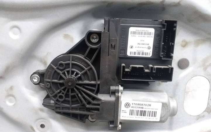 Volkswagen Caddy (2010 - 2015)  1T0837755 Передний комплект электрического механизма для подъема окна