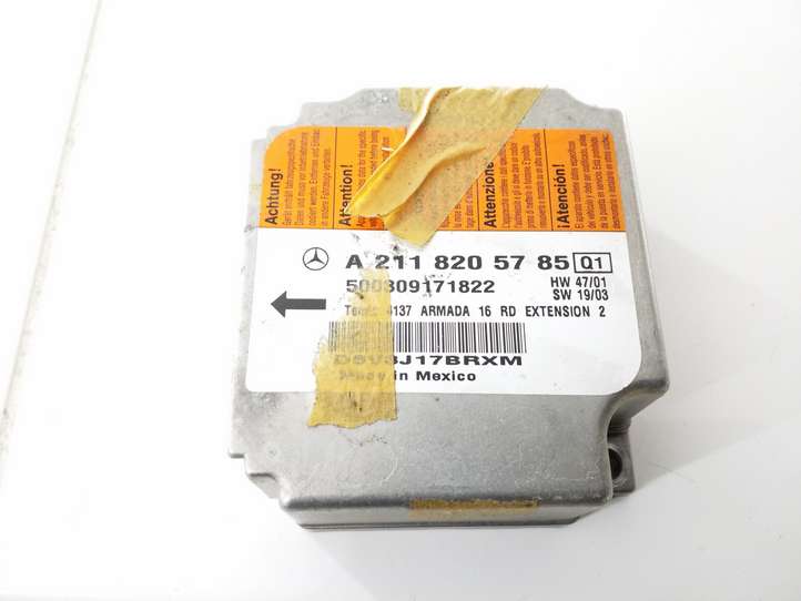 Mercedes-Benz E W211 (2002 - 2009)  A2118205785 Блок управления надувных подушек