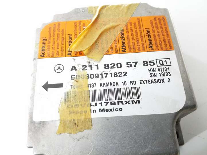 Mercedes-Benz E W211 (2002 - 2009)  A2118205785 Блок управления надувных подушек