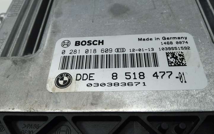 BMW 5 F10 F11 (2009 - 2016)  851847701 Блок управления двигателя