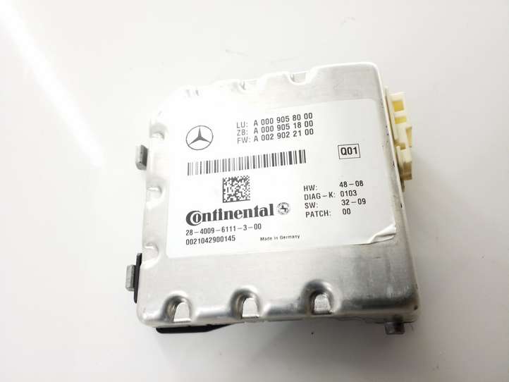 Mercedes-Benz E W212 (2009 - 2016)  A0009058000 Камера лобового стекла