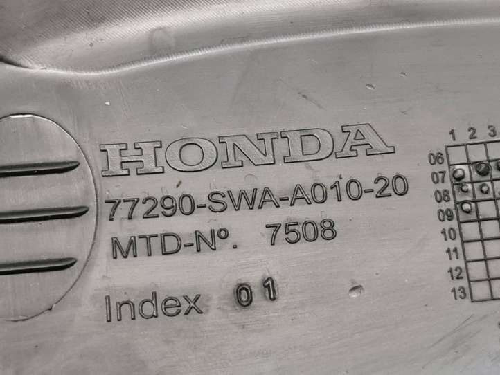 Honda CR-V (2009 - 2012)  77290SWAA01020 Другая центральная деталь консоли (туннеля)