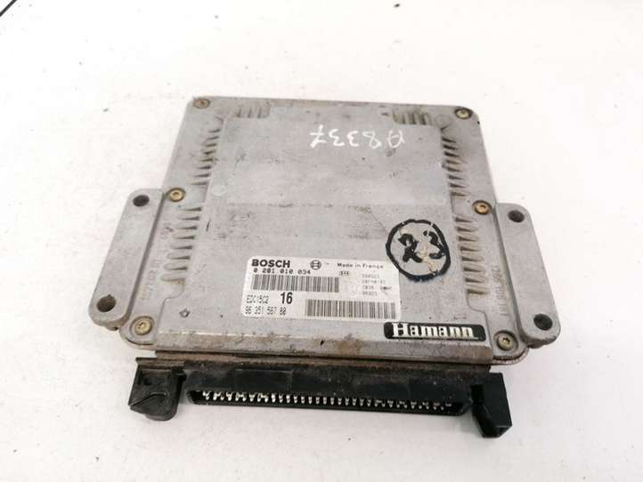 Citroen Xantia (1998 - 2002)  9635156780 Блок управления двигателя