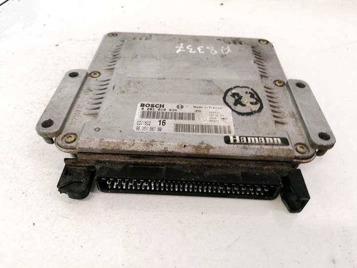 Citroen Xantia (1998 - 2002)  9635156780 Блок управления двигателя
