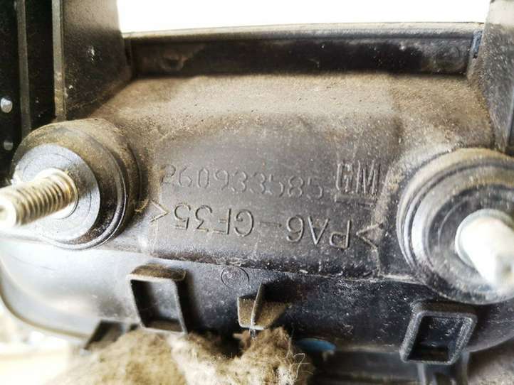 Opel Zafira (1999 - 2003)  260933585 Наружная ручка