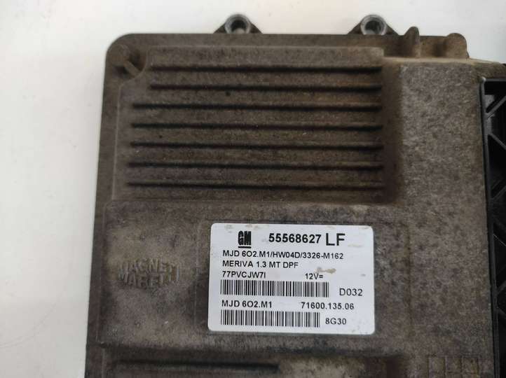 Opel Meriva (2006 - 2010)  55568627LF Блок управления двигателя