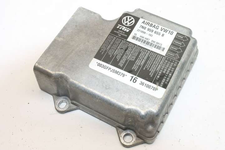 Volkswagen Sharan (2010 - 2015)  7N0959655B Блок управления надувных подушек