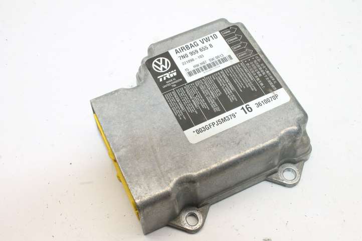 Volkswagen Sharan (2010 - 2015)  7N0959655B Блок управления надувных подушек