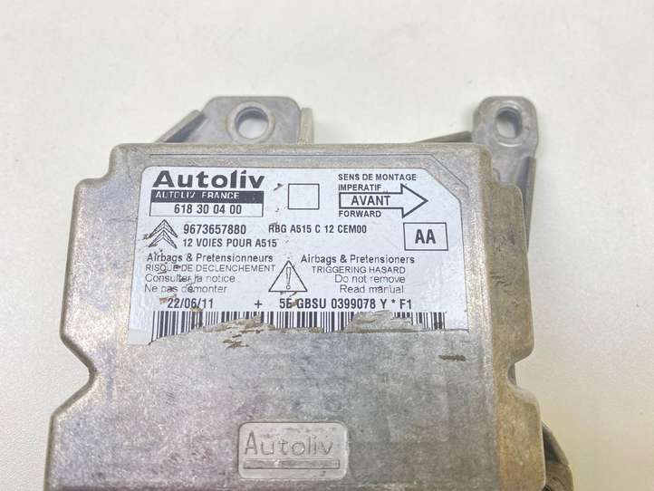 Citroen C3 (2009 - 2013)  9673657880 Блок управления надувных подушек