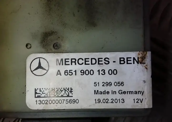 Mercedes-Benz Sprinter W906 (2006 - 2018) A6519001300 Реле накала свечей — фото 6