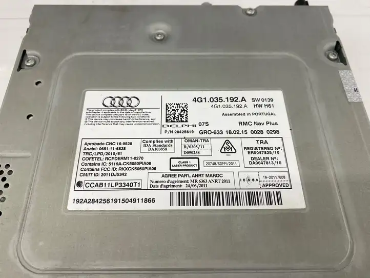 Audi A6 C7 (2014 - 2018) 4G1035192A Магнитола / мультимедийная система — фото 4