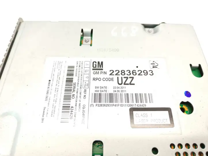 Opel Astra J (2009 - 2012) 22836293 Магнитола / мультимедийная система — фото 3