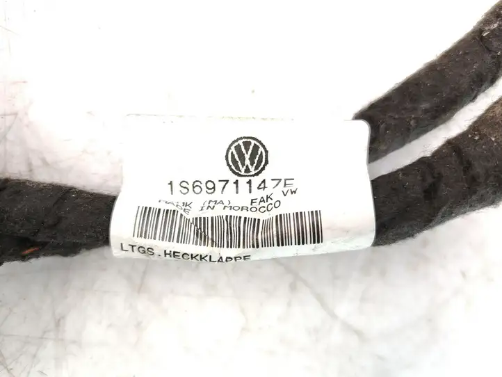 Volkswagen Up (2011 - ) 1S6971147E Жгут проводов крышки багажника — фото 5