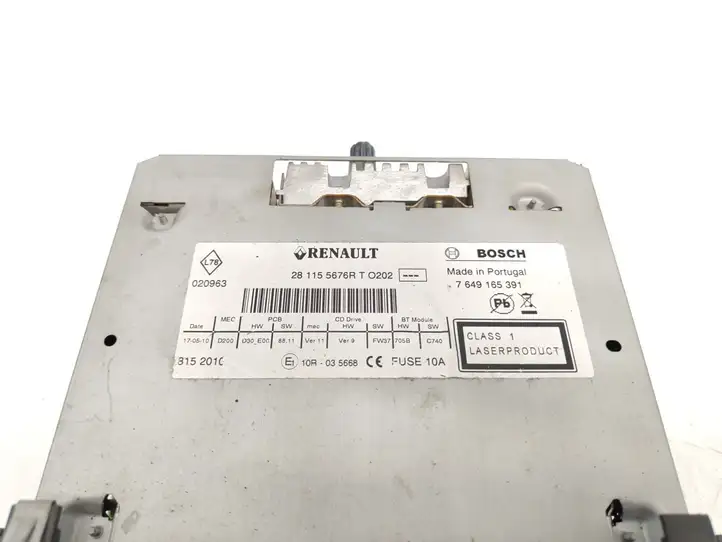 Renault Laguna (2007 - 2015)  281155676R Радио/ проигрыватель CD/DVD / навигация
