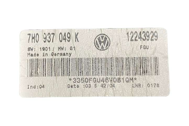 Volkswagen Transporter-Caravelle (2003 - 2009)  7H0937049K Mодуль kомфортa