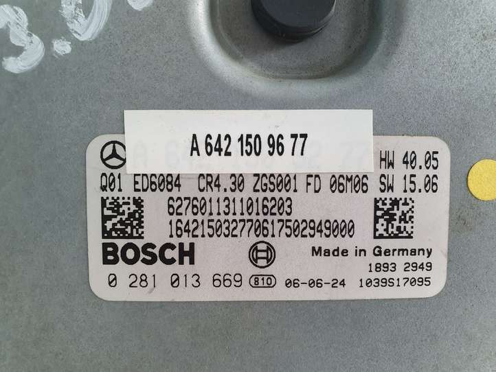Mercedes-Benz Vito Viano W639 (2003 - 2010)  A6421509677 Комплект зажигания