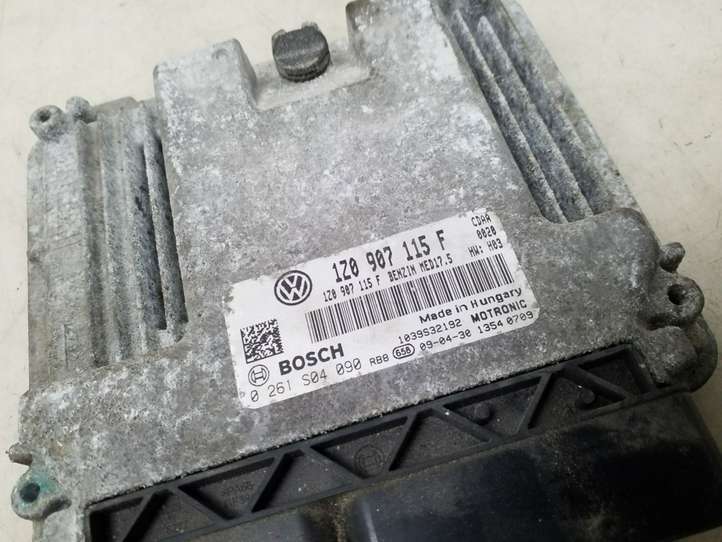 Skoda Octavia Mk2 (1Z) (2004 - 2013)  1Z0907115F Блок управления двигателя