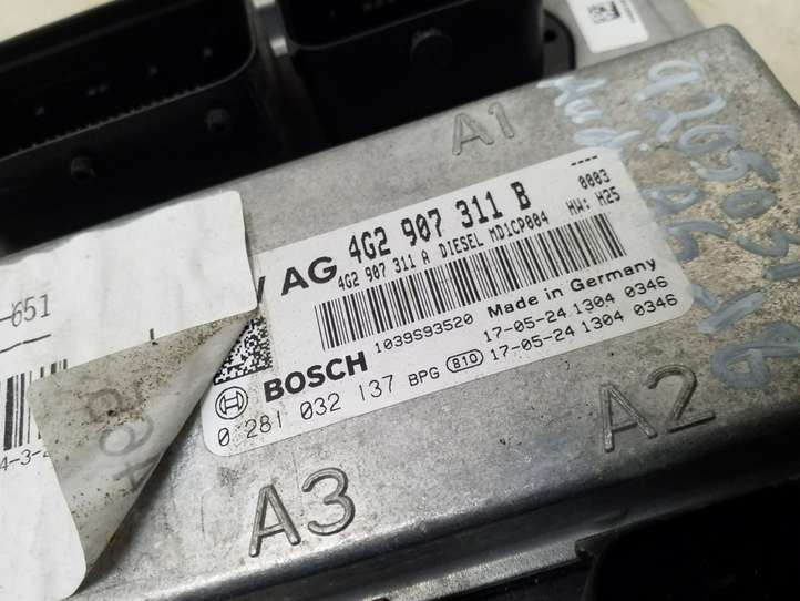 Audi A6 (2014 - 2018)  4G2907311B Блок управления двигателя