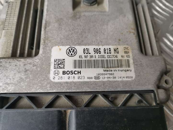 Volkswagen Caddy (2010 - 2015)  03L906018NG Блок управления двигателя