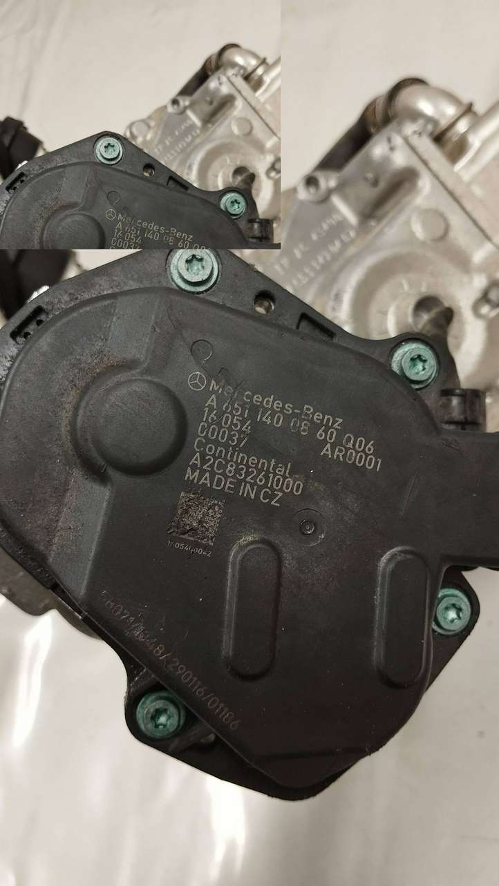 Mercedes-Benz C W205 (2014 - 2021)  A6511400860 Охладитель EGR
