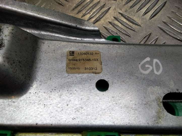 Opel Astra (2009 - 2012)  RH915354102  Механизм для электрического подъема окон задней двери (без двигателя)
