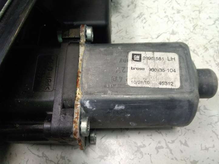 Opel Astra (2009 - 2012)  20951581 Передний комплект электрического механизма для подъема окна
